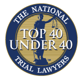 Top 40 under 40 badge National Trial Lawyers