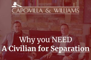 Why you need a civilian for separation