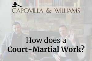 How does a court-martial work