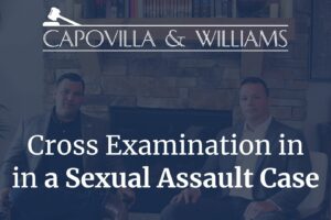 Cross examination in a sexual assault case